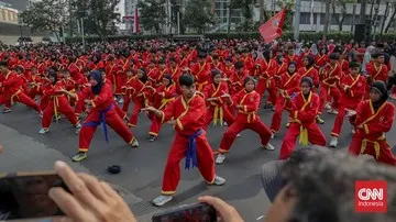 Aksi 6.000 Pesilat di Bundaran HI Jakarta Membuka Peluang Kreator Konten Lokal