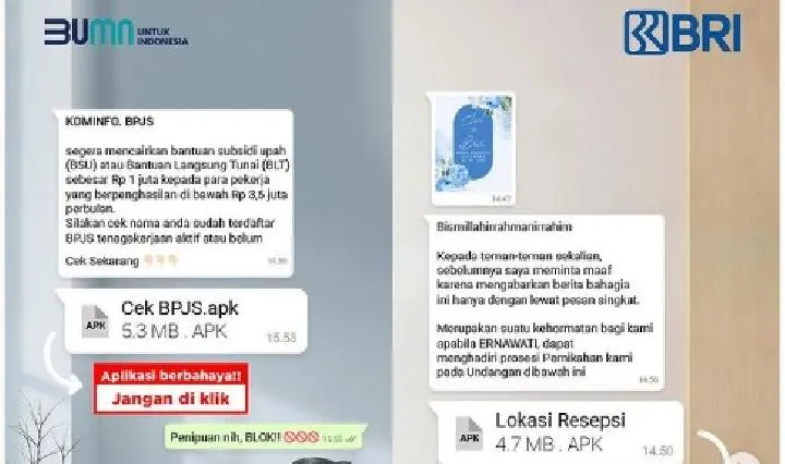 Waspada Penipuan Modus Undangan Pernikahan APK dan Pencurian Data Perbankan