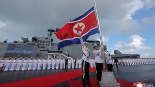 Kim Jong Un Resmikan Kang Kon, Kapal Perusak Baru Bagian Sistem Respons Nuklir Korea Utara