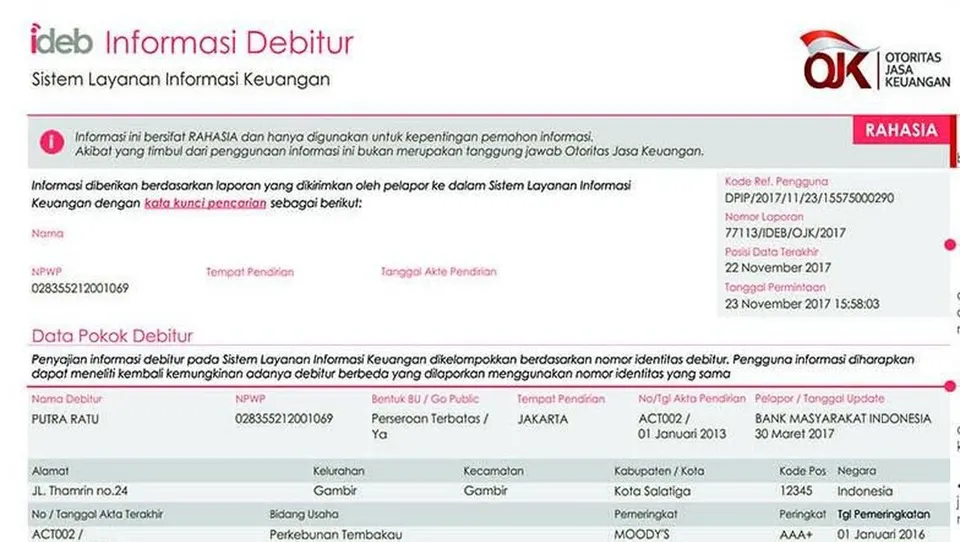 Riwayat Kredit Jelek? Ini Langkah Bersihkan Nama di SLIK OJK