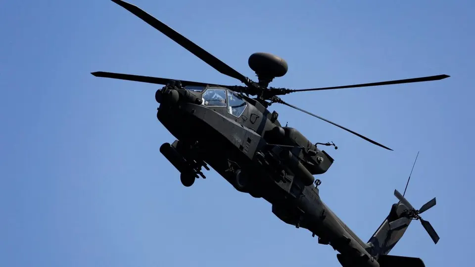 Dua Tentara Tewas dalam Kecelakaan Helikopter AH-64 Apache di Texas