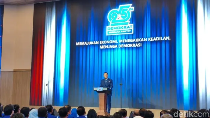 HUT ke-25 Partai Demokrat, AHY Instruksikan Kader Tak Abai Kondisi Nyata Rakyat