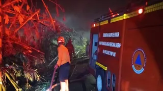 Lahan di Rumpin Bogor Terbakar Gegara Puntung Rokok