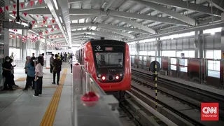 LRT Velodrome-Manggarai Diresmikan Hari Ini, Tarif Flat Rp5.000