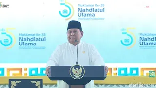 Buka Muktamar NU di Jombang, Prabowo Ungkap Makna Angka 8 dan 13 dalam Hidupnya