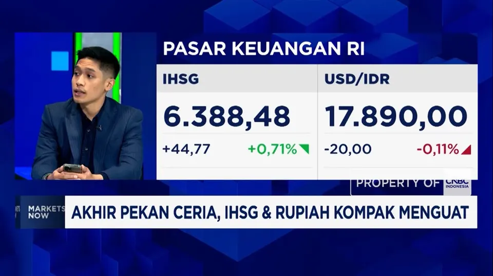 Rupiah Menguat ke Rp 17.890 dan IHSG Reli di Akhir Pekan