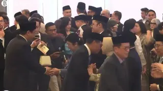 Top! Purbaya hingga Amran Datangi Pelantikan Destry Jadi Gubernur BI