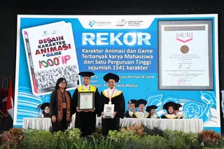 STMM Yogyakarta Catat Rekor MURI 1.541 Karakter Animasi