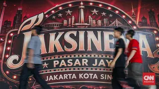 Suasana Bioskop Mini Jaksinema di Rusun Pasar Rumput