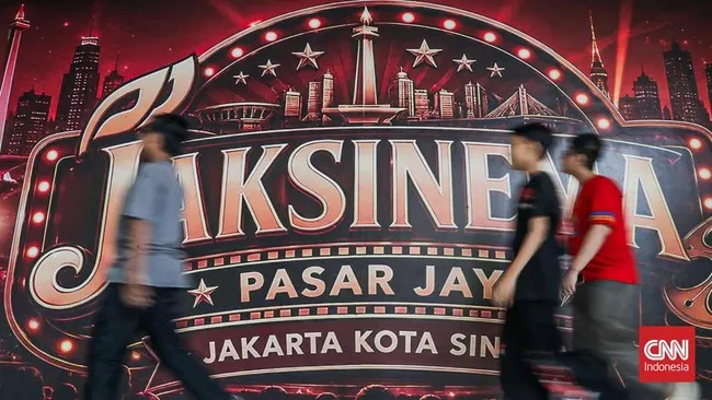 Suasana Bioskop Mini Jaksinema di Rusun Pasar Rumput
