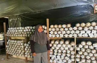 Tak Ingin Jamur Terbuang, Astuti Justru Merintis Usaha Hingga Pimpin Bank Sampah