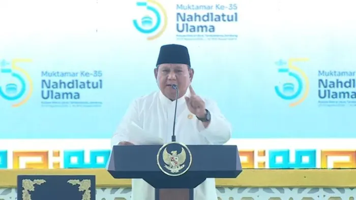 Prabowo Minta Maaf ke NU karena Banyak Sekolah dan Pesantren Belum Terima Layar Interaktif Panel