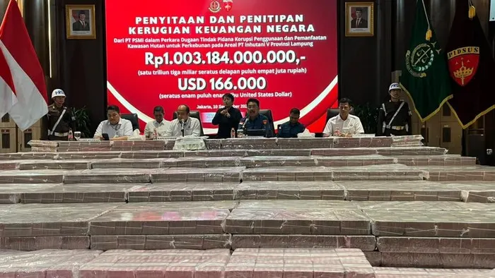 Duit Rp 1 T Lebih yang Disita Kejagung Disimpan di Bank Tanpa Bunga