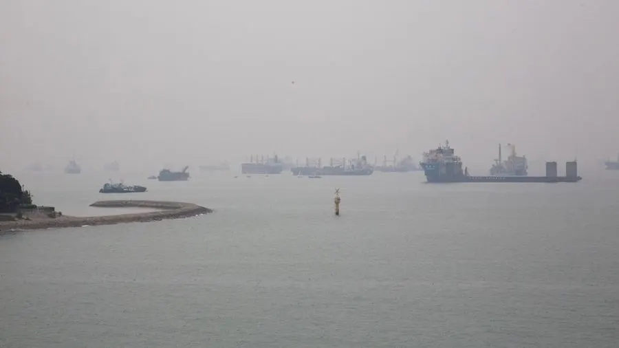 Penampakan Terkini Singapura Masih Penuh Kabut Asap dari Karhutla RI