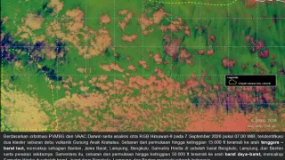 Update Abu Vulkanik Anak Krakatau Masih Menyebar di Wilayah Ini Senin Pagi