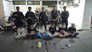 Polisi Gagalkan Tawuran di Jaktim, 6 Pemuda dan Sajam Disita