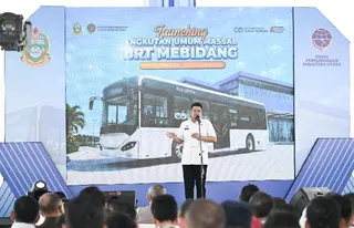 Resmikan BRT Mebidang, Gubernur Bobby Dorong Integrasi Transportasi Publik Medan-Binjai-Deliserdang