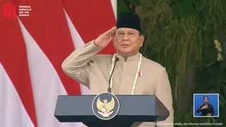 Rincian Pelaksanaan Upacara Penurunan Bendera HUT Ke-81 RI di Istana Merdeka
