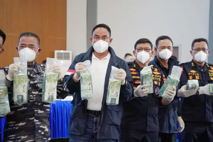 1,3 Ton Ketamin Disita Bea Cukai dan Tim Gabungan di Perairan Kepulauan Riau