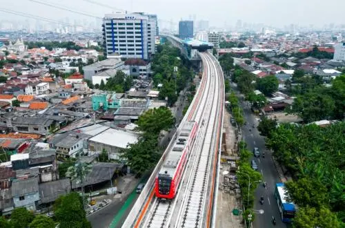 Waskita Karya Rampungkan Konstruksi LRT Jakarta Fase 1B, Masuk Tahap Uji Coba Operasional