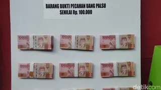 Sindikat Upal Lintas Daerah Sudah 2 Kali Produksi Uang Palsu, 4 Ribu Lembar Cacat