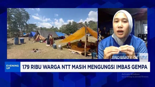 Video, 179 Ribu Korban Gempa NTT Mengungsi, Butuh Tenda - Akses Jalan