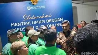 Menteri UMKM Jamin Pengemudi Ojek Online Tetap Terima Bonus Hari Raya