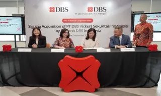 Bank DBS Indonesia Resmi Kuasai 99 Persen Saham DBS Vickers Sekuritas