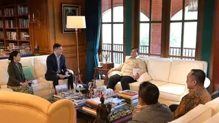 Prabowo Terima Kunjungan Dubes AS untuk ASEAN di Hambalang
