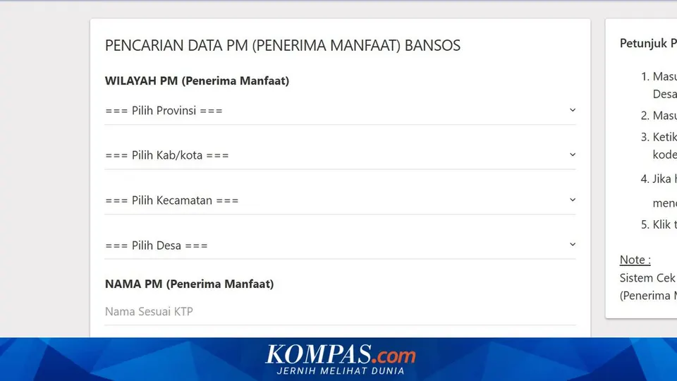 Akses Data Terpadu, Cara Cek Penerima Bansos PKH dan BPNT di Cekbansos Kemensos
