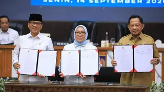 Teken SKB 3 Menteri, Mendes Yandri Dorong Perempuan Jadi Subjek Pembangunan