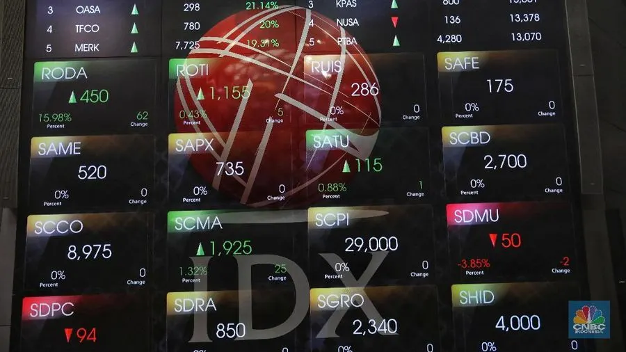 IHSG Ditutup Lesu, Turun 0,12% di Sesi 1