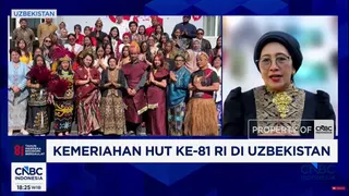 Perayaan HUT Ke-81 RI dan Pertunjukan Budaya oleh KBRI Tashkent di Uzbekistan