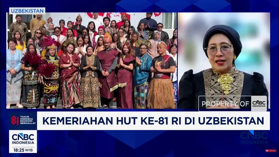 Perayaan HUT Ke-81 RI dan Pertunjukan Budaya oleh KBRI Tashkent di Uzbekistan