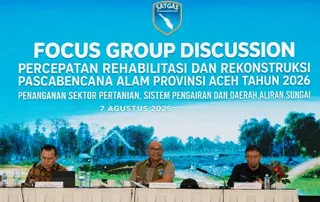 Strategi Satgas PRR Pulihkan Ekonomi Pertanian Aceh Lewat Integrasi DAS dan Irigasi