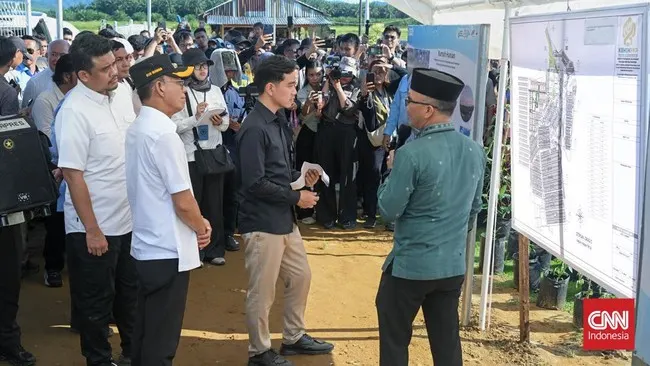 Gibran Pastikan Huntap Buat Penyintas Banjir di Tapsel Segera Dibangun