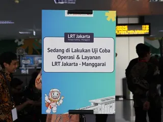 Uji Coba Perdana LRT Jakarta Rute Kelapa Gading-Manggarai Catat Waktu Tempuh 28 Menit