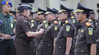 Daftar Kajati Baru dan Pejabat Eselon II yang Dilantik Jaksa Agung